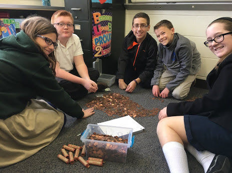 St. Peter School holds penny war competition